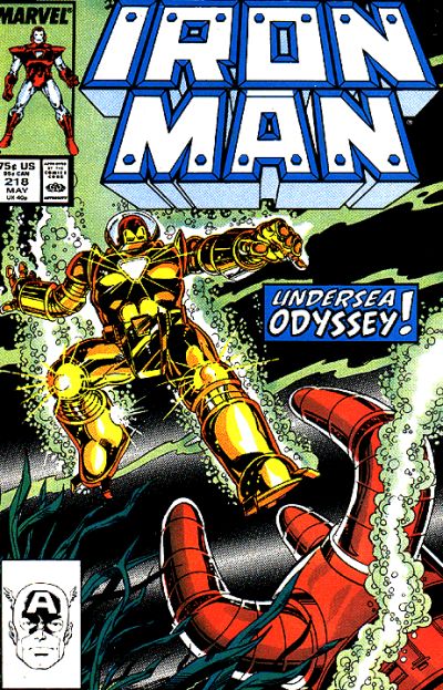 Cover for Iron Man (Marvel, 1968 series) #218 [Direct]