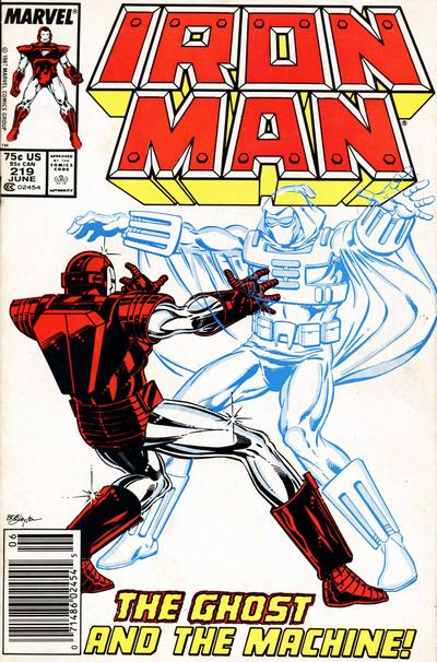 Cover for Iron Man (Marvel, 1968 series) #219 [Newsstand]