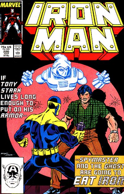 Cover for Iron Man (Marvel, 1968 series) #220 [Direct]