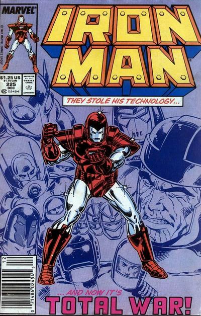 Cover for Iron Man (Marvel, 1968 series) #225 [Newsstand]