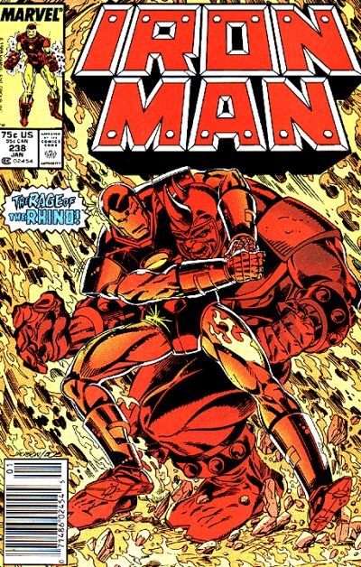 Cover for Iron Man (Marvel, 1968 series) #238 [Newsstand]