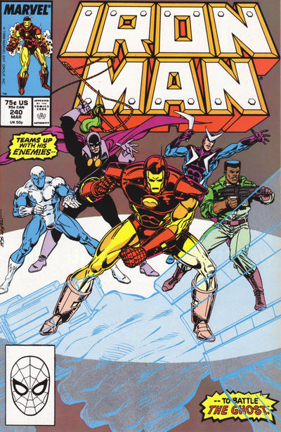 Cover for Iron Man (Marvel, 1968 series) #240 [Direct]