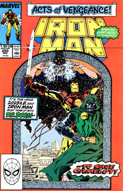 Cover for Iron Man (Marvel, 1968 series) #250 [Direct]