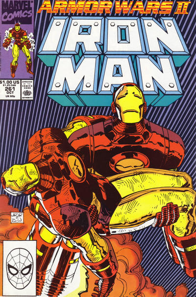 Cover for Iron Man (Marvel, 1968 series) #261 [Direct]