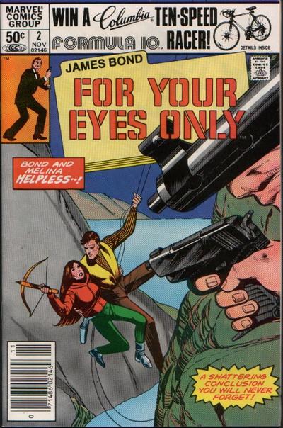 Cover for James Bond For Your Eyes Only (Marvel, 1981 series) #2 [Newsstand]