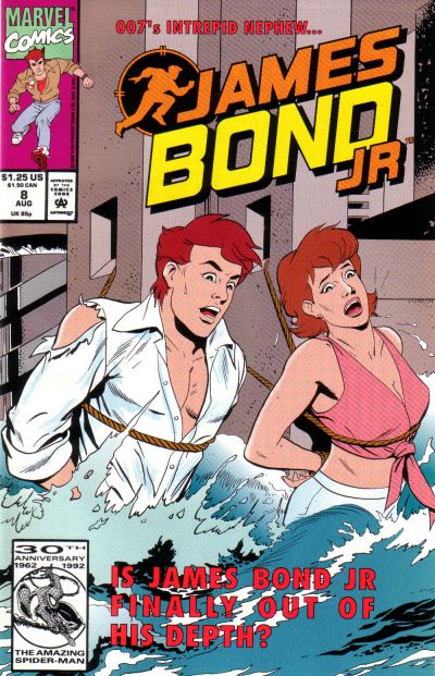 Cover for James Bond Jr. (Marvel, 1992 series) #8