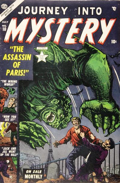 Cover for Journey into Mystery (Marvel, 1952 series) #10