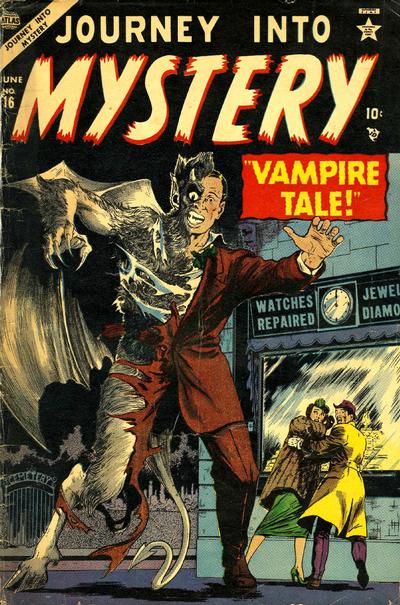 Cover for Journey into Mystery (Marvel, 1952 series) #16