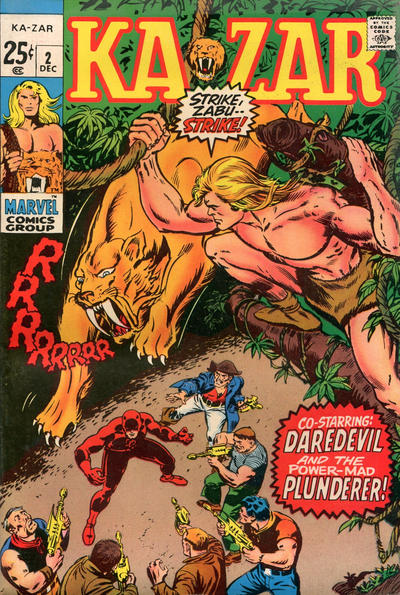 Cover for Ka-Zar (Marvel, 1970 series) #2