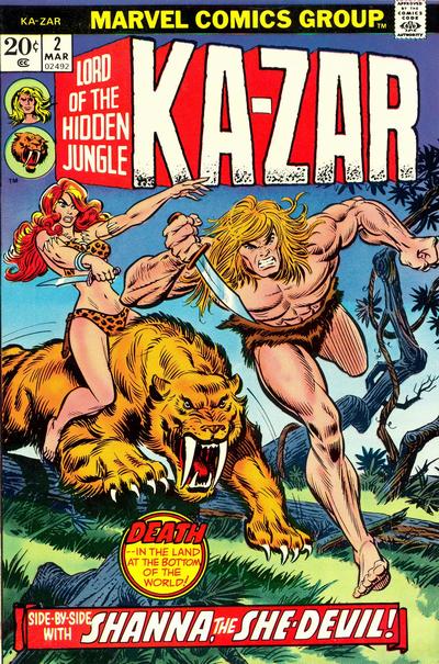 Cover for Ka-Zar (Marvel, 1974 series) #2