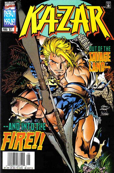 Cover for Ka-Zar (Marvel, 1997 series) #1 [Newsstand]