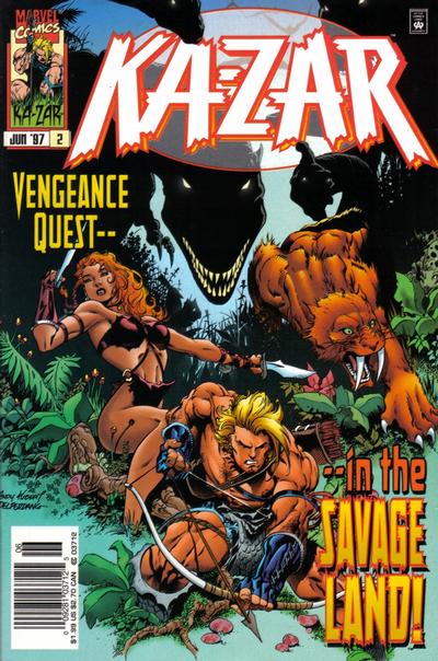 Cover for Ka-Zar (Marvel, 1997 series) #2 [Cover A - Newsstand Edition]