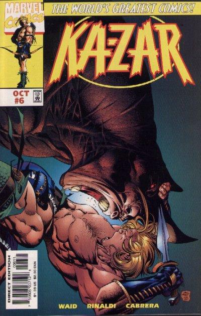 Cover for Ka-Zar (Marvel, 1997 series) #6
