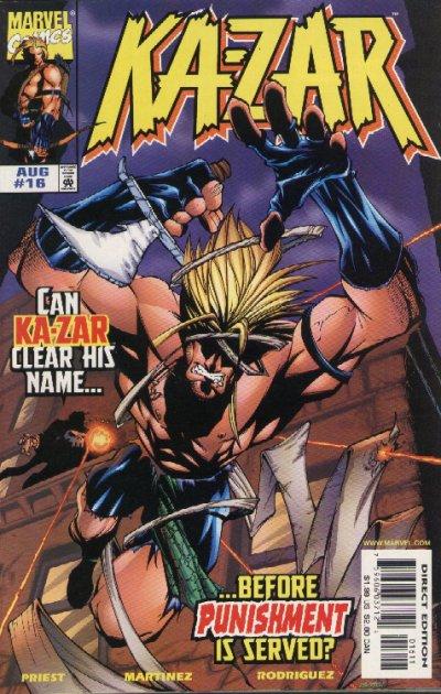 Cover for Ka-Zar (Marvel, 1997 series) #16