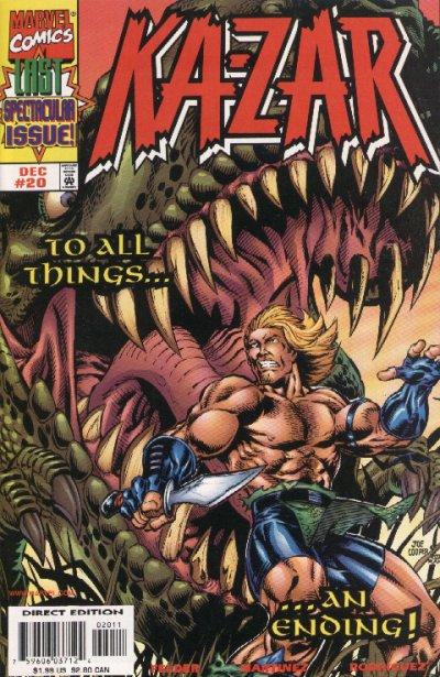 Cover for Ka-Zar (Marvel, 1997 series) #20