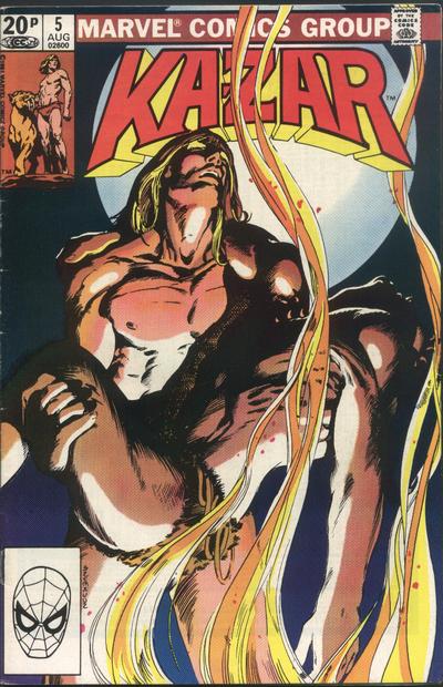 Cover for Ka-Zar the Savage (Marvel, 1981 series) #5 [British]