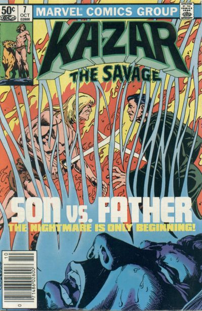 Cover for Ka-Zar the Savage (Marvel, 1981 series) #7 [Newsstand]