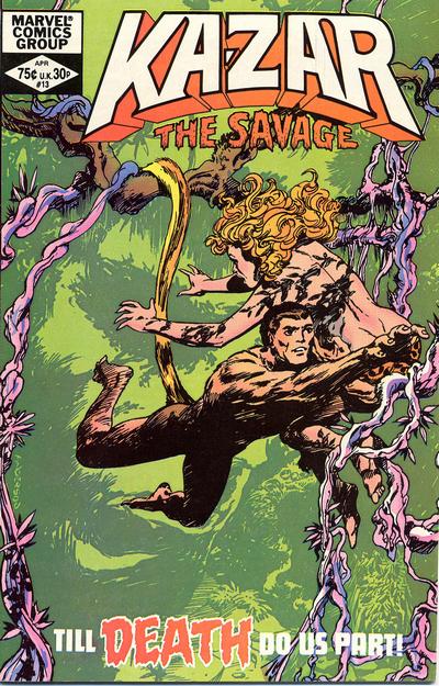 Cover for Ka-Zar the Savage (Marvel, 1981 series) #13