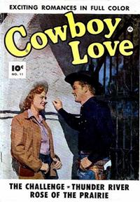 Cover for Cowboy Love (Fawcett, 1949 series) #11