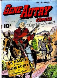 Cover Thumbnail for Gene Autry Comics (Fawcett, 1941 series) #8