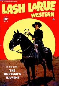 Cover Thumbnail for Lash LaRue Western (Fawcett, 1949 series) #5