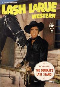 Cover Thumbnail for Lash LaRue Western (Fawcett, 1949 series) #9