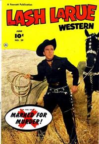 Cover Thumbnail for Lash LaRue Western (Fawcett, 1949 series) #29