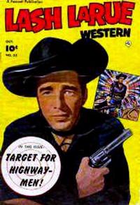 Cover Thumbnail for Lash LaRue Western (Fawcett, 1949 series) #33