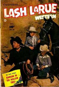 Cover Thumbnail for Lash LaRue Western (Fawcett, 1949 series) #34