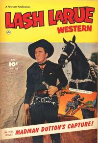 Cover Thumbnail for Lash LaRue Western (Fawcett, 1949 series) #35