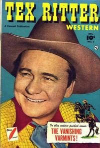 Cover Thumbnail for Tex Ritter Western (Fawcett, 1950 series) #2