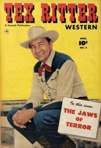 Cover Thumbnail for Tex Ritter Western (Fawcett, 1950 series) #4
