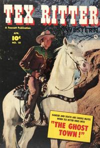 Cover Thumbnail for Tex Ritter Western (Fawcett, 1950 series) #10