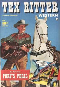 Cover Thumbnail for Tex Ritter Western (Fawcett, 1950 series) #14