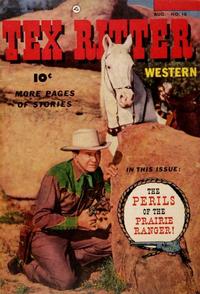 Cover for Tex Ritter Western (Fawcett, 1950 series) #18