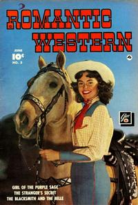 Cover for Romantic Western (Fawcett, 1949 series) #3