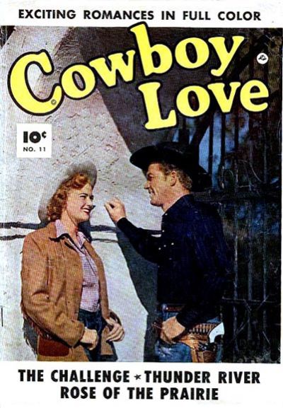 Cover for Cowboy Love (Fawcett, 1949 series) #11