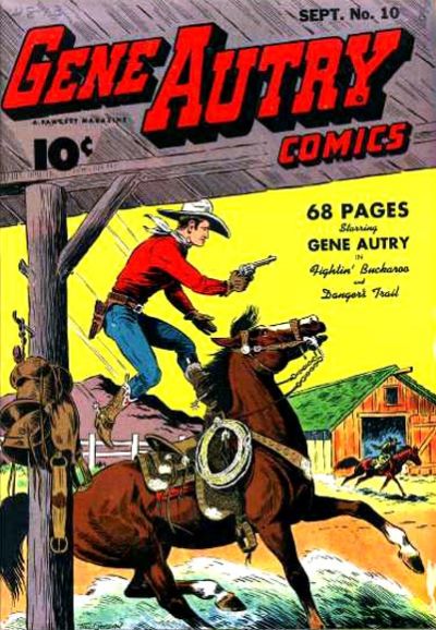 Cover for Gene Autry Comics (Fawcett, 1941 series) #10