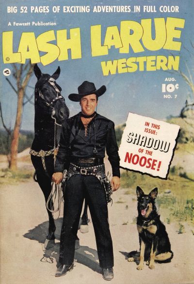 Cover for Lash LaRue Western (Fawcett, 1949 series) #7