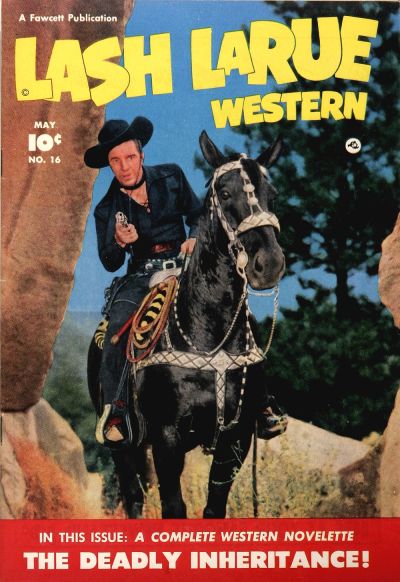Cover for Lash LaRue Western (Fawcett, 1949 series) #16