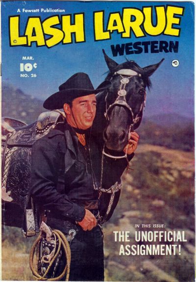 Cover for Lash LaRue Western (Fawcett, 1949 series) #26