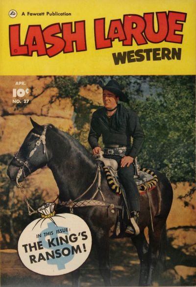 Cover for Lash LaRue Western (Fawcett, 1949 series) #27