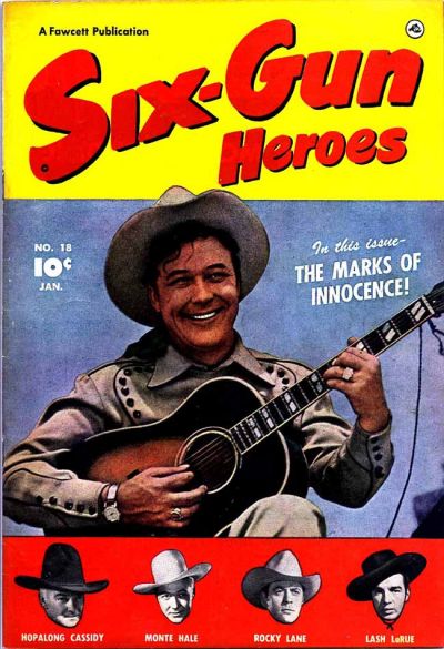 Cover for Six-Gun Heroes (Fawcett, 1950 series) #18
