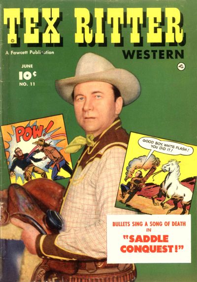 Cover for Tex Ritter Western (Fawcett, 1950 series) #11