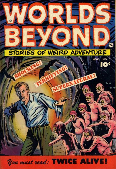 Cover for Worlds Beyond (Fawcett, 1951 series) #1