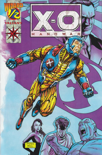Cover for Wizard Presents: X-O Manowar (Valiant; Wizard, 1994 series) #1/2