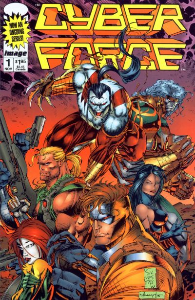 Cover for Cyberforce (Image, 1993 series) #1 [Direct]
