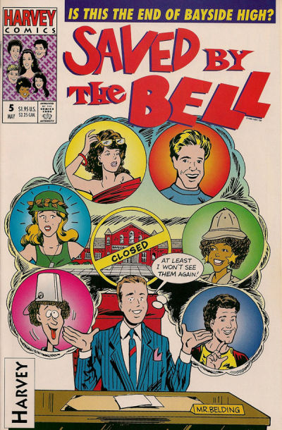 Cover for Saved by the Bell (Harvey, 1992 series) #5 [Direct]