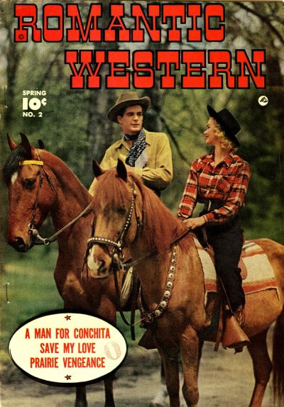 Cover for Romantic Western (Fawcett, 1949 series) #2