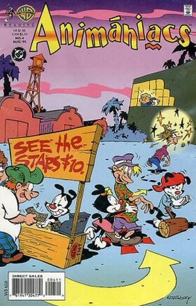 Cover for Animaniacs (DC, 1995 series) #4 [Direct Sales]
